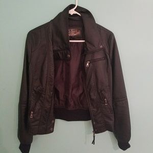 Faux Leather Jacket